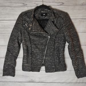 🎈2/$20 H&M tweed moto jacket - 4